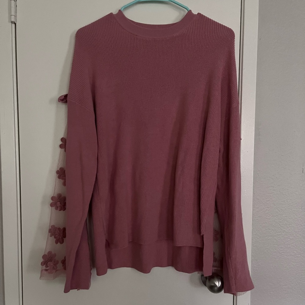 Ces Femme Dusty Rose Knit Top